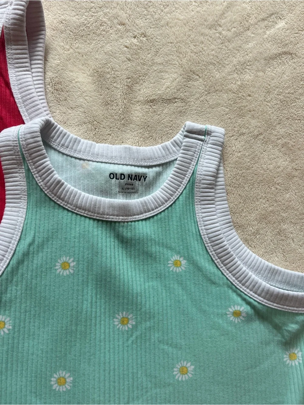 Old Navy Floral Tank Tops 10/12